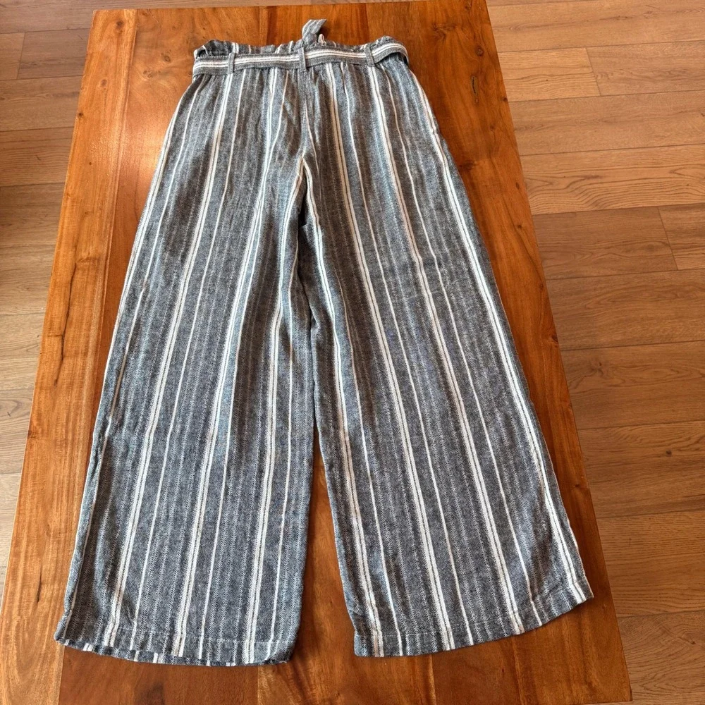 Banana Republic Women's Wide Leg Linen Blend‎ Pants Size 6